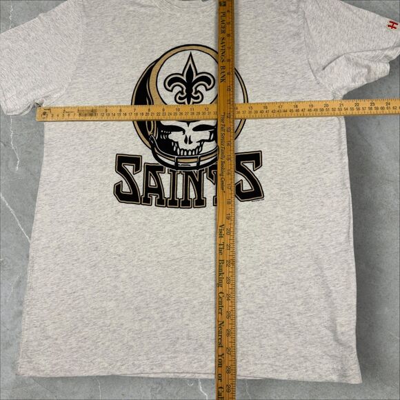 Grateful Dead x Homage Steal Your Face New Orleans Saints Cotton TShirt - Medium - Picture 8 of 8